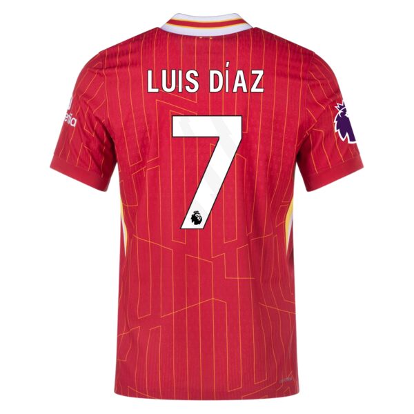 Liverpool Luis Díaz 7 Hjemmedrakt 2024-25 Fotballdrakter