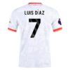 Liverpool Luis Díaz 7 Tredjedrakt 2024 25 Fotballdrakter