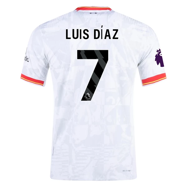 Liverpool Luis Díaz 7 Tredjedrakt 2024-25 Fotballdrakter