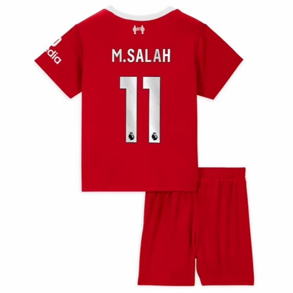 Liverpool M.Salah 11 Barn Hjemme Draktsett 2023 2024 Fotballdrakter