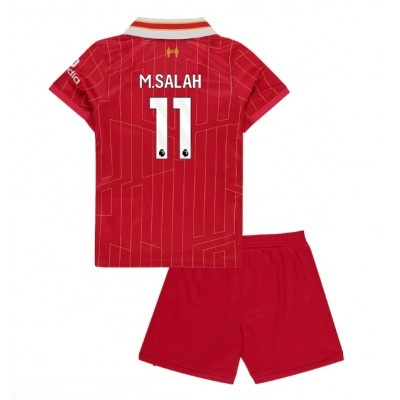 Liverpool M.Salah 11 Barn Hjemme Draktsett 2024 2025 Fotballdrakter