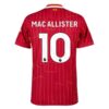 Liverpool Mac Allister 10 Hjemmedrakt 2024 25 Fotballdrakter