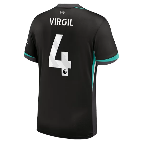Liverpool Virgil van Dijk 4 Bortedrakt 2024-25 Fotballdrakter