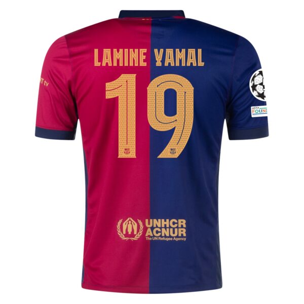 FC Barcelona Lamine Yamal 19 Hjemmedrakt 2024-25 Fotballdrakter