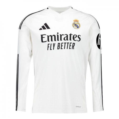 Real Madrid Hjemmedrakt 2024-25 Fotballdrakter – Langermet