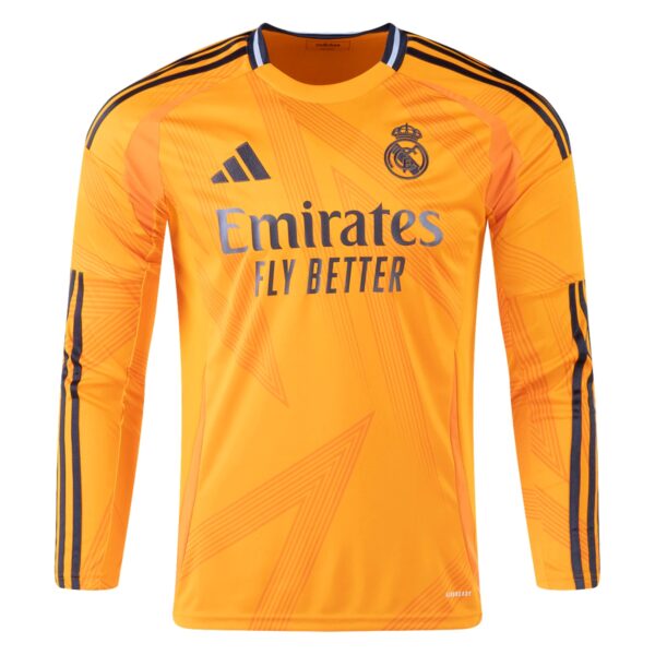 Real Madrid Bortedrakt 2024-25 Fotballdrakter – Langermet