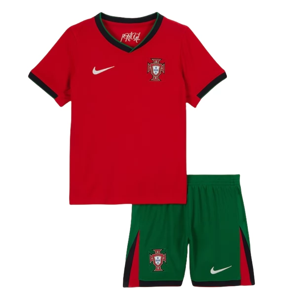 Portugal Barn Hjemme Draktsett 2024 Fotballdrakter