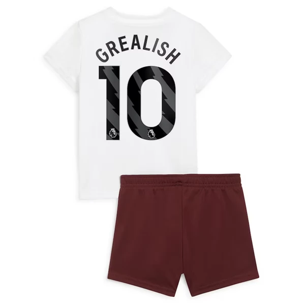 Manchester City Jack Grealish 10 Barn Borte Draktsett 2023-24 Fotballdrakter