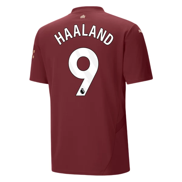 Manchester City Erling Haaland 9 Tredjedrakt 2024-25 Fotballdrakter