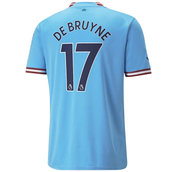 Manchester City Kevin De Bruyne 17 Hjemmedrakt 2022-23 Fotballdrakter
