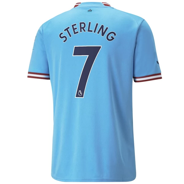 Manchester City Raheem Sterling 7 Hjemmedrakt 2022-23 Fotballdrakter