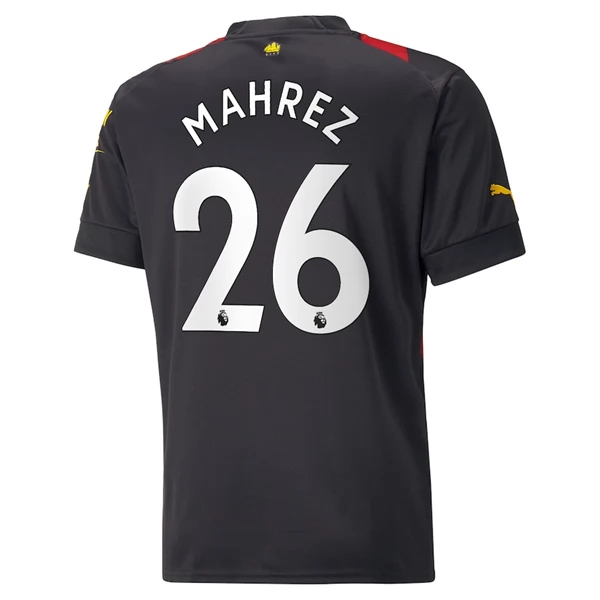 Manchester City Riyad Mahrez 26 Bortedrakt 2022-23 Fotballdrakter