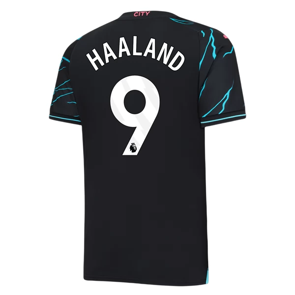 Manchester City Erling Haaland 9 Tredjedrakt 2023-24 Fotballdrakter