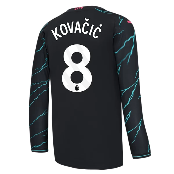 Manchester City Kovacic 8 Langermet Tredjedrakt 2023-24 Fotballdrakter