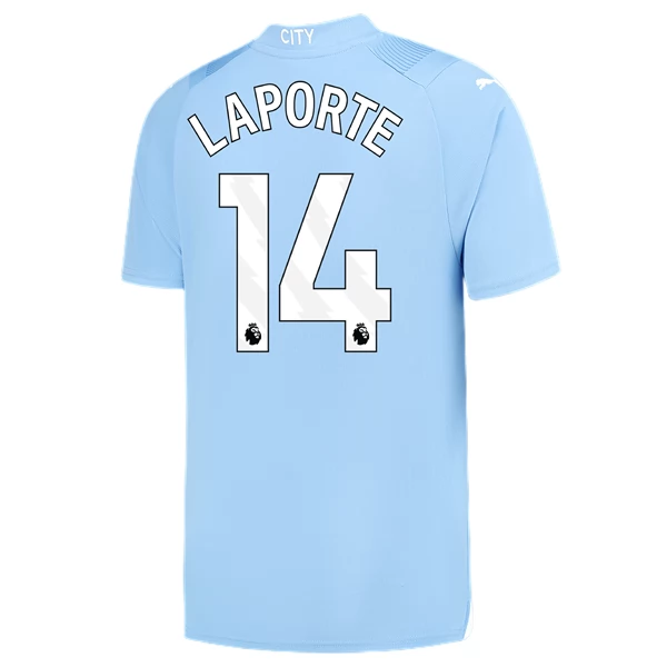 Manchester City Laporte 14 Hjemmedrakt 2023-24 Fotballdrakter
