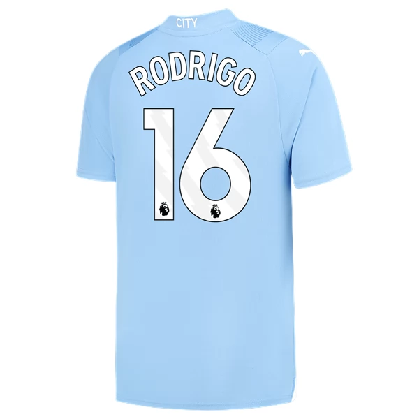 Manchester City Rodrigo 16 Hjemmedrakt 2023-24 Fotballdrakter