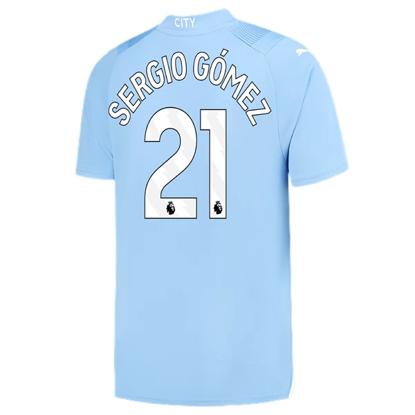 Manchester City Sergio Gómez 21 Hjemmedrakt 2023-24 Fotballdrakter
