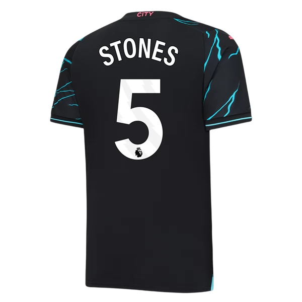 Manchester City Stones 5 Tredjedrakt 2023-24 Fotballdrakter