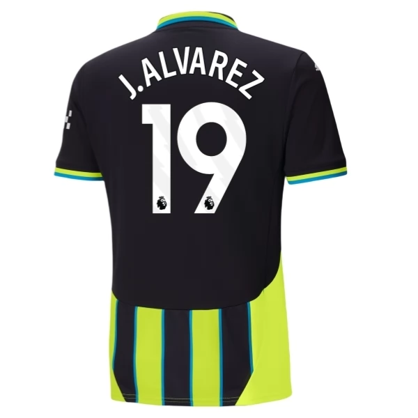 Manchester City J. Alvarez 19 Bortedrakt 2024-25 Fotballdrakter