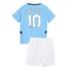 Manchester City Jack Grealish 10 Barn Hjemme Draktsett 2024 2025 Fotballdrakter