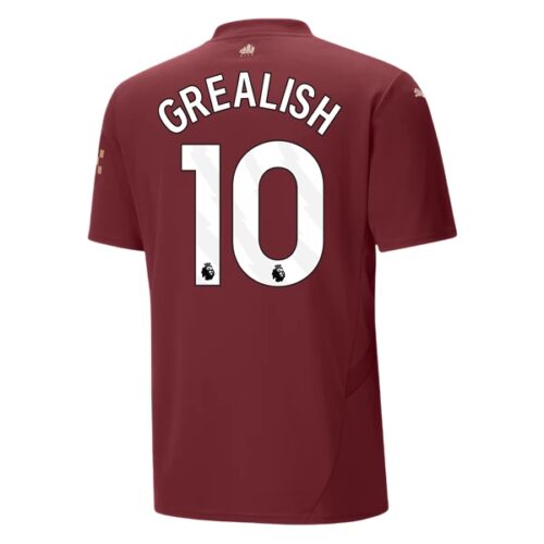 Manchester City Jack Grealish 10 Tredjedrakt 2024 25 Fotballdrakter