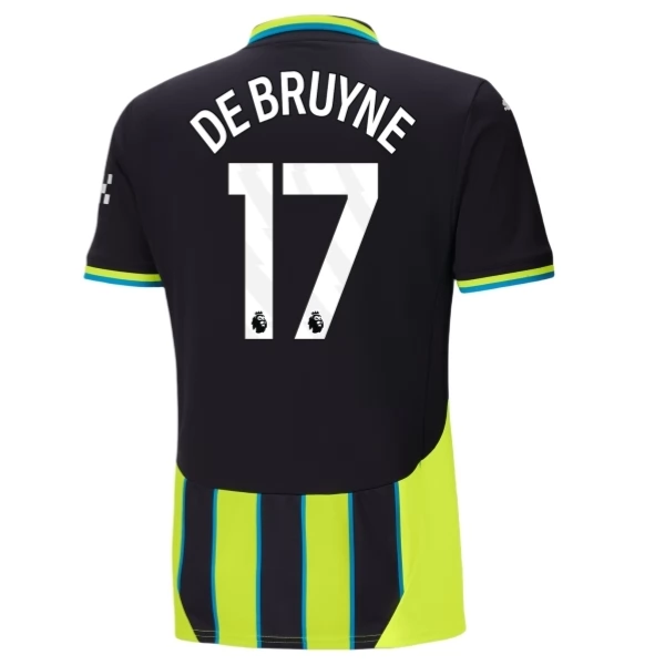 Manchester City Kevin De Bruyne 17 Bortedrakt 2024-25 Fotballdrakter
