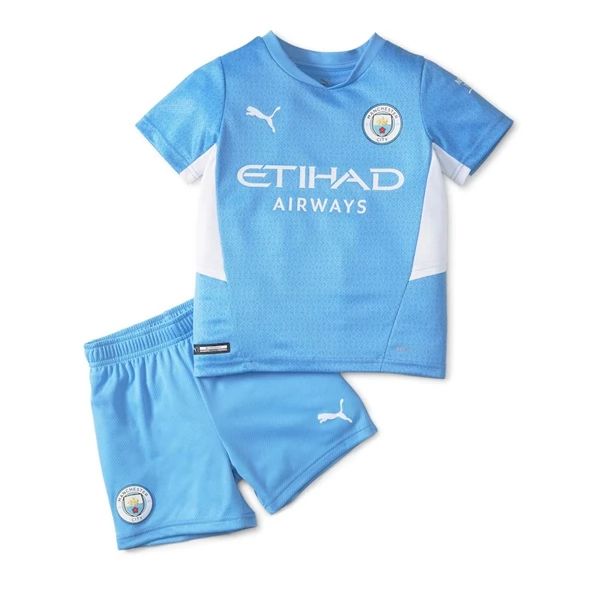 Manchester City Barn Hjemme Draktsett 2021-22 Fotballdrakter