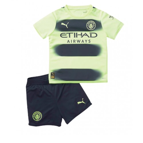 Manchester City Barn Tredje Draktsett 2022 23 Fotballdrakter