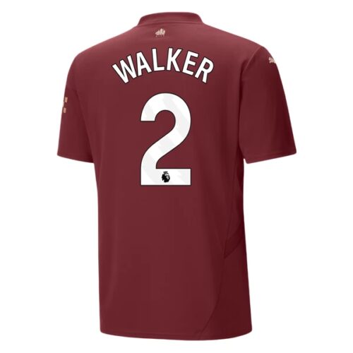 Manchester City Kyle Walker 2 Tredjedrakt 2024 25 Fotballdrakter