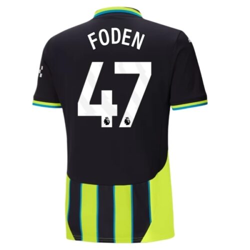 Manchester City Phil Foden 47 Bortedrakt 2024 25 Fotballdrakter