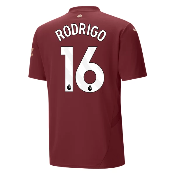 Manchester City Rodrigo 16 Tredjedrakt 2024-25 Fotballdrakter