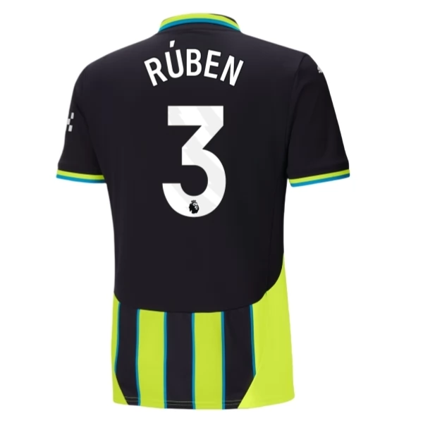 Manchester City Rúben 3 Bortedrakt 2024-25 Fotballdrakter