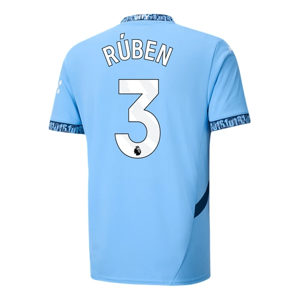Manchester City Rúben 3 Hjemmedrakt 2024-25 Fotballdrakter