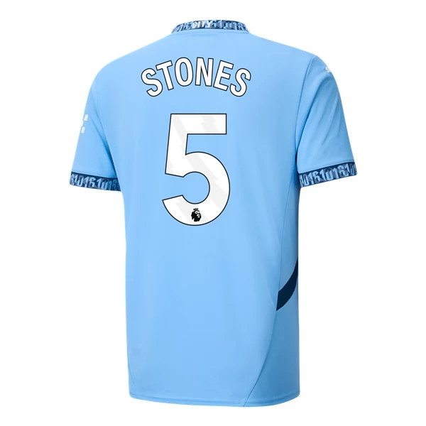Manchester City Stones 5 Hjemmedrakt 2024-25 Fotballdrakter