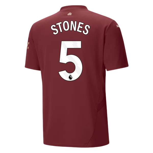 Manchester City Stones 5 Tredjedrakt 2024-25 Fotballdrakter