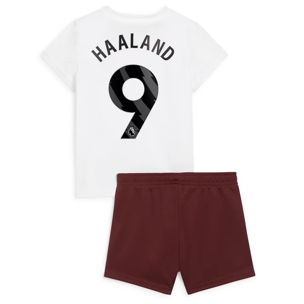 Manchester City Erling Haaland 9 Barn Borte Draktsett Fotball 2023 2024