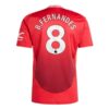 Manchester United BFernandes 8 Hjemmedrakt 2024 25 Fotballdrakter