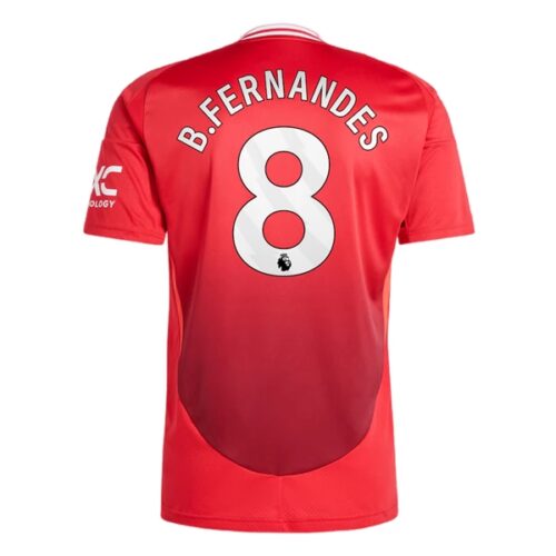 Manchester United BFernandes 8 Hjemmedrakt 2024 25 Fotballdrakter