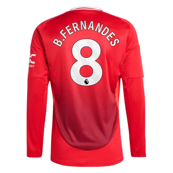 Manchester United B.Fernandes 8 Hjemmedrakt 2024-25 Fotballdrakter – Langermet