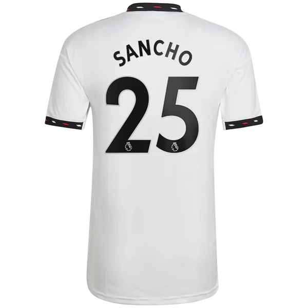 Manchester United Jadon Sancho 25 Bortedrakt 2022-23 Fotballdrakter