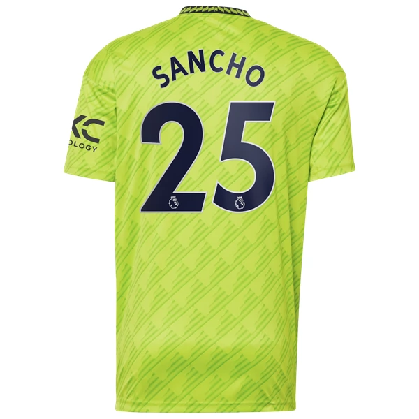 Manchester United Jadon Sancho 25 Tredjedrakt 2022-23 Fotballdrakter