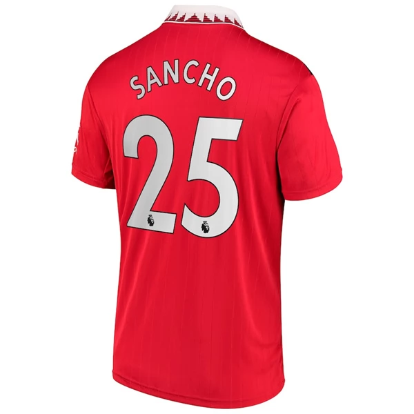 Manchester United Jadon Sancho 25 Hjemmedrakt 2022-23 Fotballdrakter