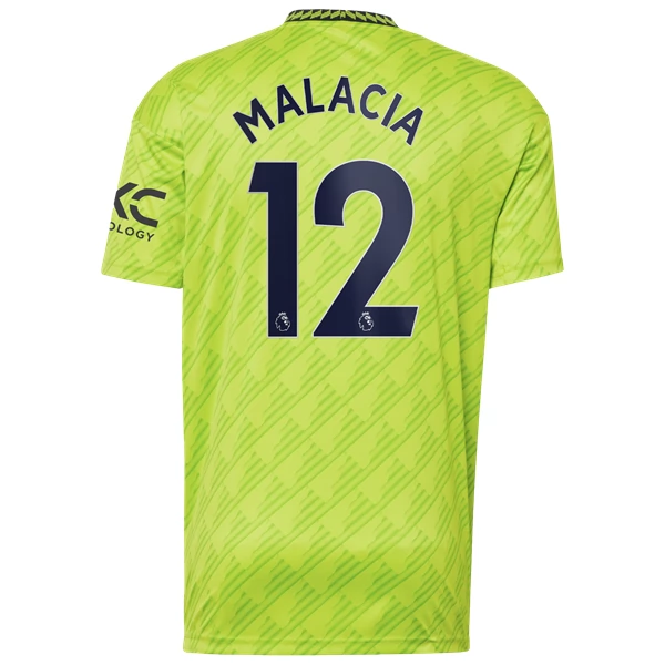 Manchester United Malacia 12 Tredjedrakt 2022-23 Fotballdrakter