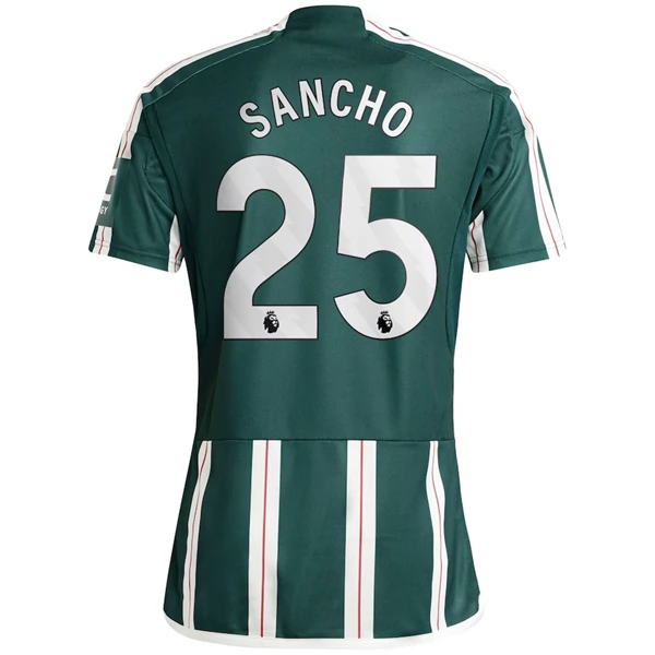 Manchester United Jadon Sancho 25 Bortedrakt 2023-24 Fotballdrakter
