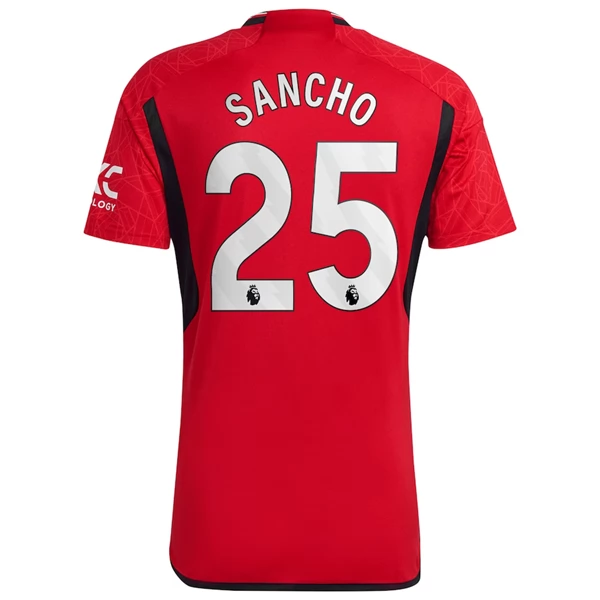 Manchester United Jadon Sancho 25 Hjemmedrakt 2023-24 Fotballdrakter