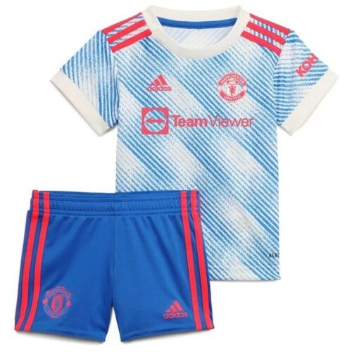 Manchester United Barn Borte Draktsett 2021 22 Fotballdrakter