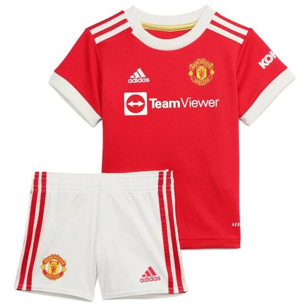 Manchester United Barn Hjemme Draktsett 2021-22 Fotballdrakter