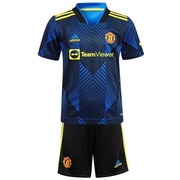 Manchester United Barn Tredje Draktsett 2021-22 Fotballdrakter