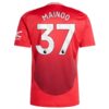 Manchester United Mainoo 37 Hjemmedrakt 2024 25 Fotballdrakter