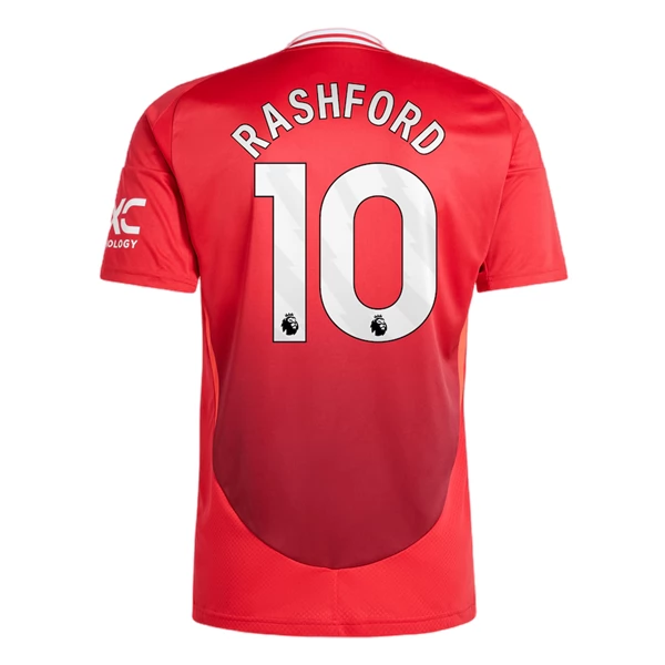 Manchester United Marcus Rashford 10 Hjemmedrakt 2024-25 Fotballdrakter